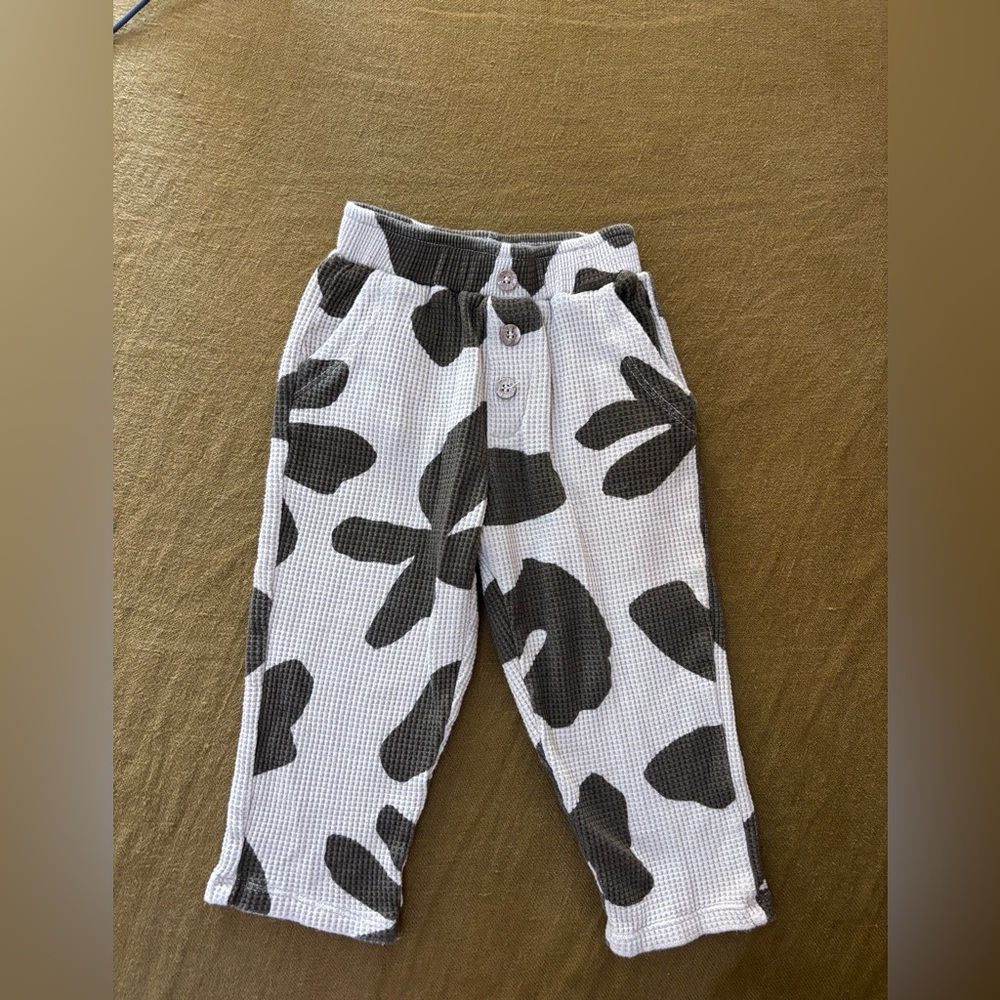 Zara Kids Patterned Knit Pants